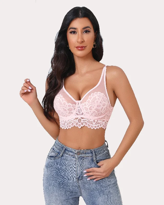 Underwire Bra Lace Full Coverage Bralette