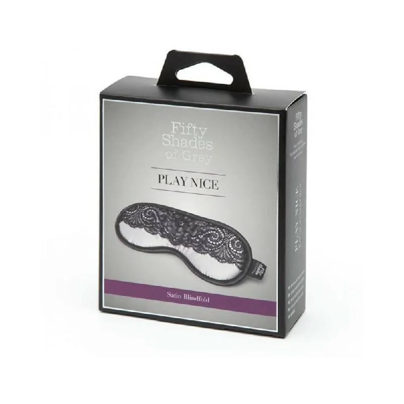 Fifty Shades of Grey Play Nice Satin & Lace Blindfold