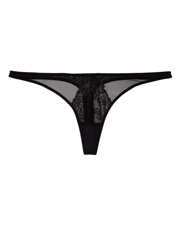 Marlowe Floral Embroidered Thong