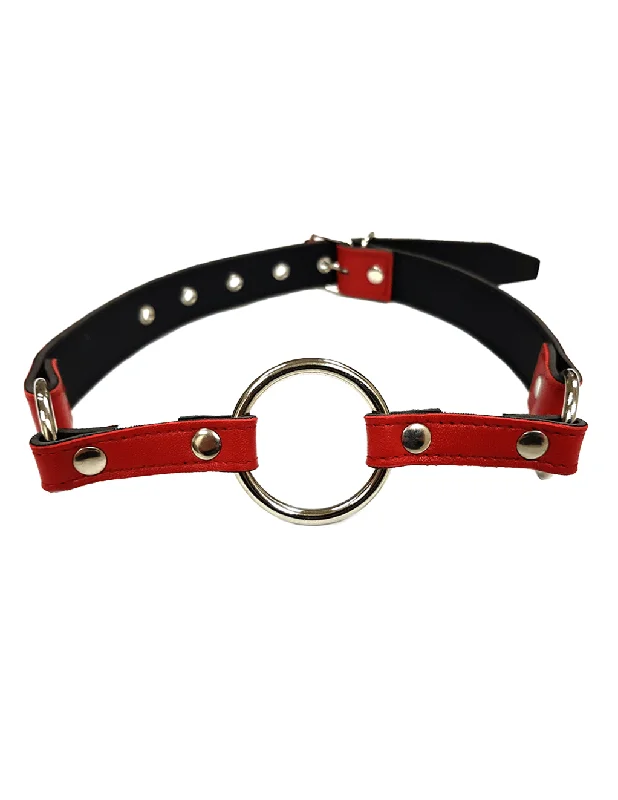 Rouge Leather O-Ring Gag