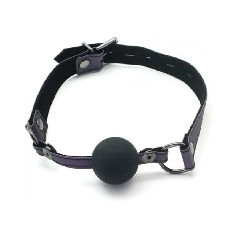 Spartacus Galaxy Legend Silicone Ball Gag - Purple