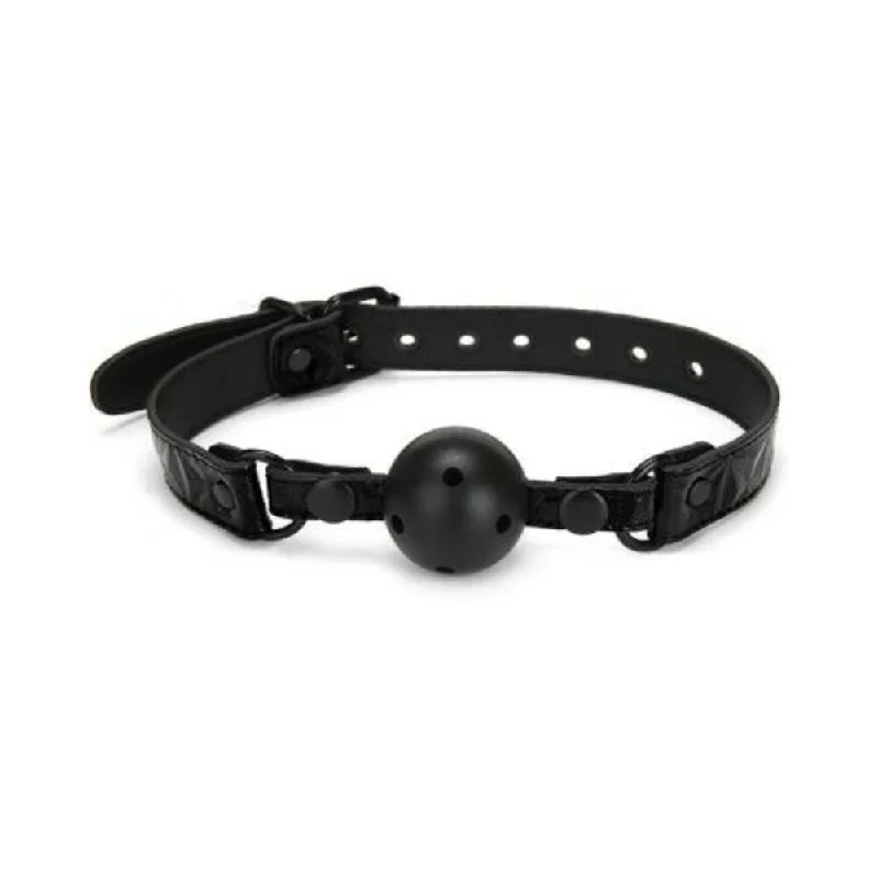 Whipsmart Deluxe Ball Gag Black