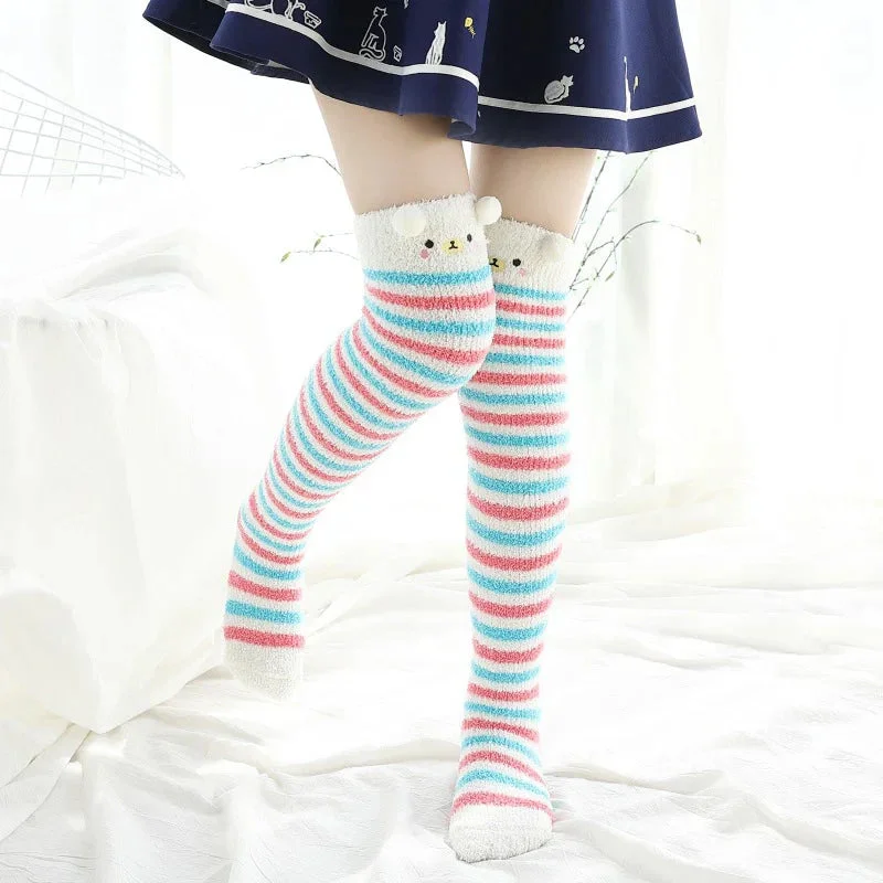 Candy Bear Thigh Highs