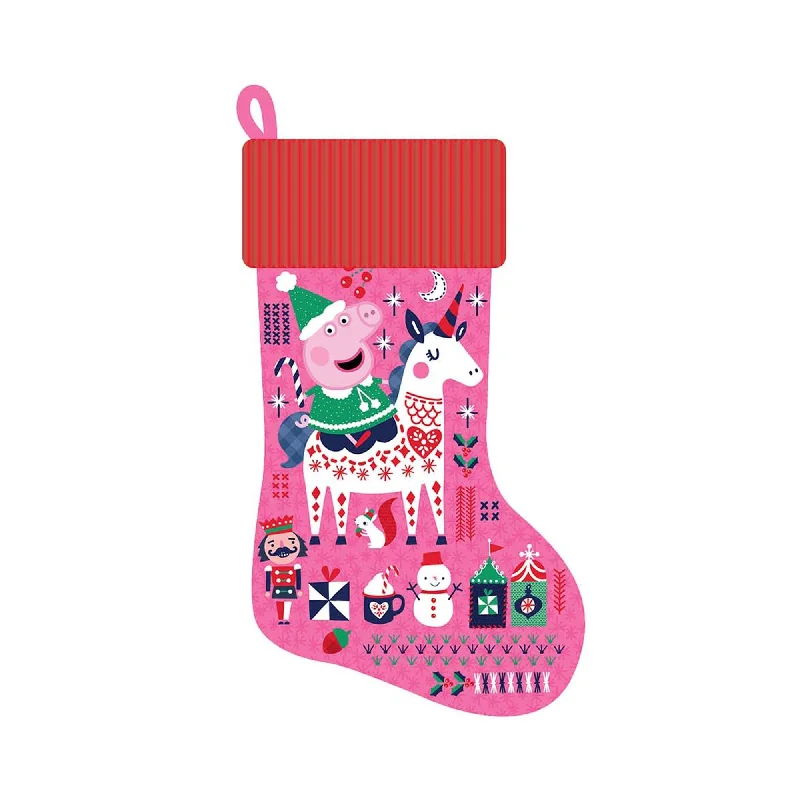 Christmas Stocking Peppa Pig, 21 Inches, 1 Count