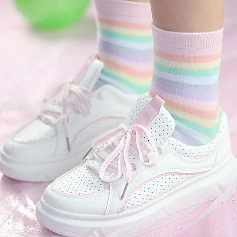 Milky Rainbow Socks